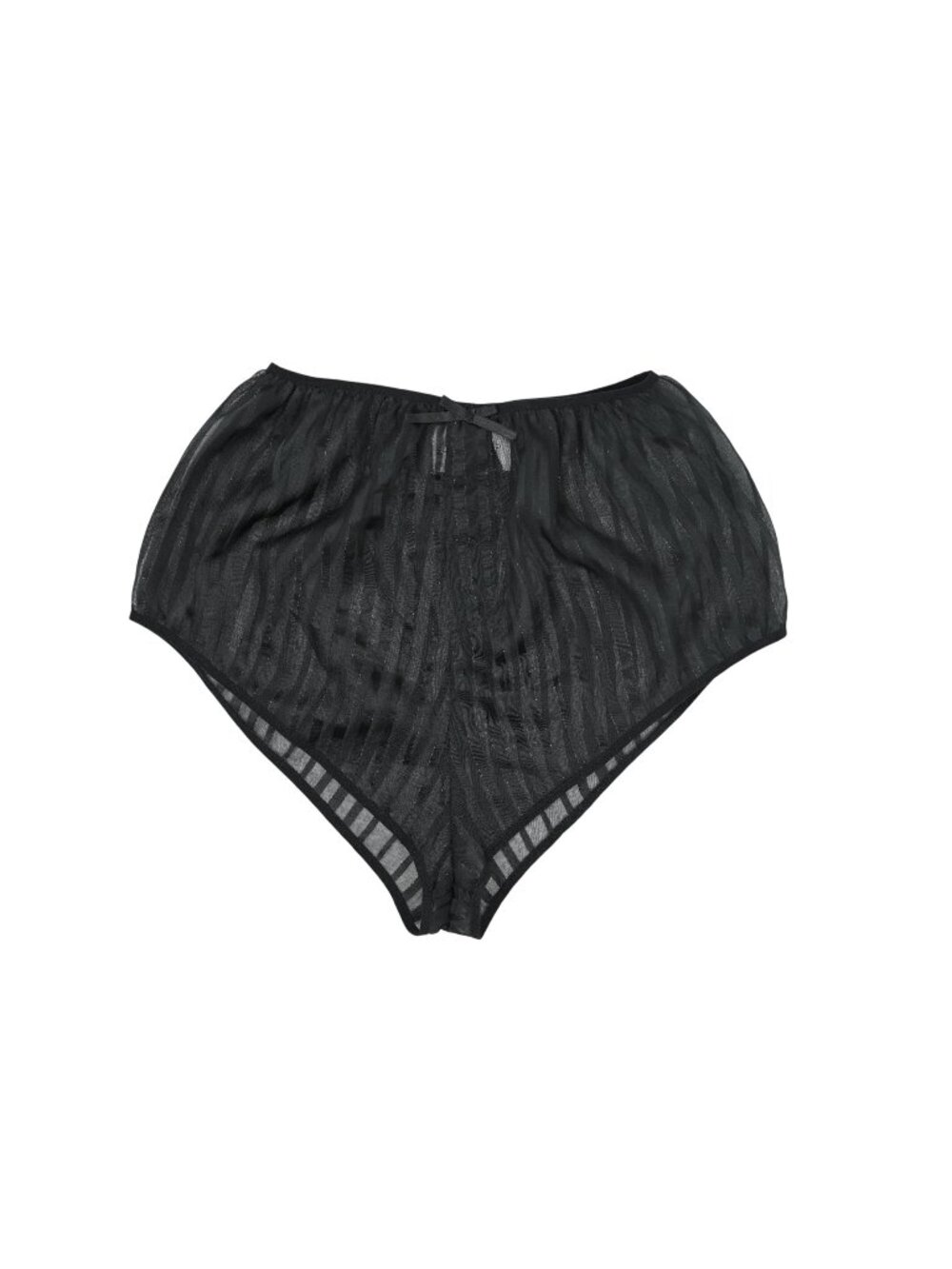 Zahlii Sleep Shorts in Black Stripe